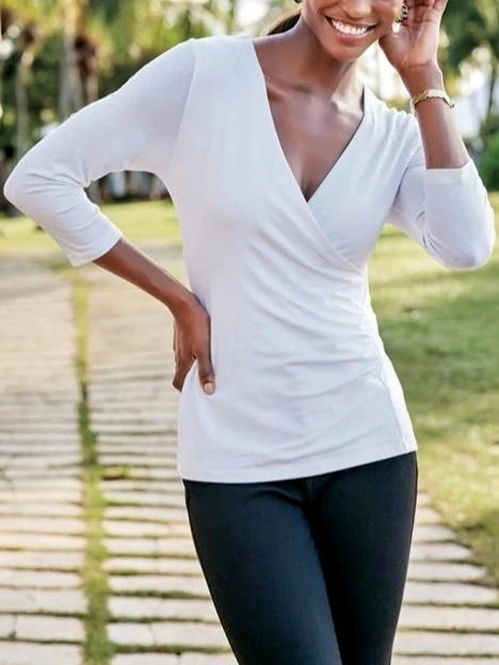 Soft Surroundings Top White Medium